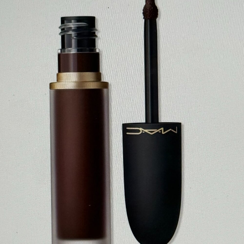 MAC Cosmetics Powder Kiss Liquid Lip and Cheek Mousse - Rekindled - Deep Cool Br